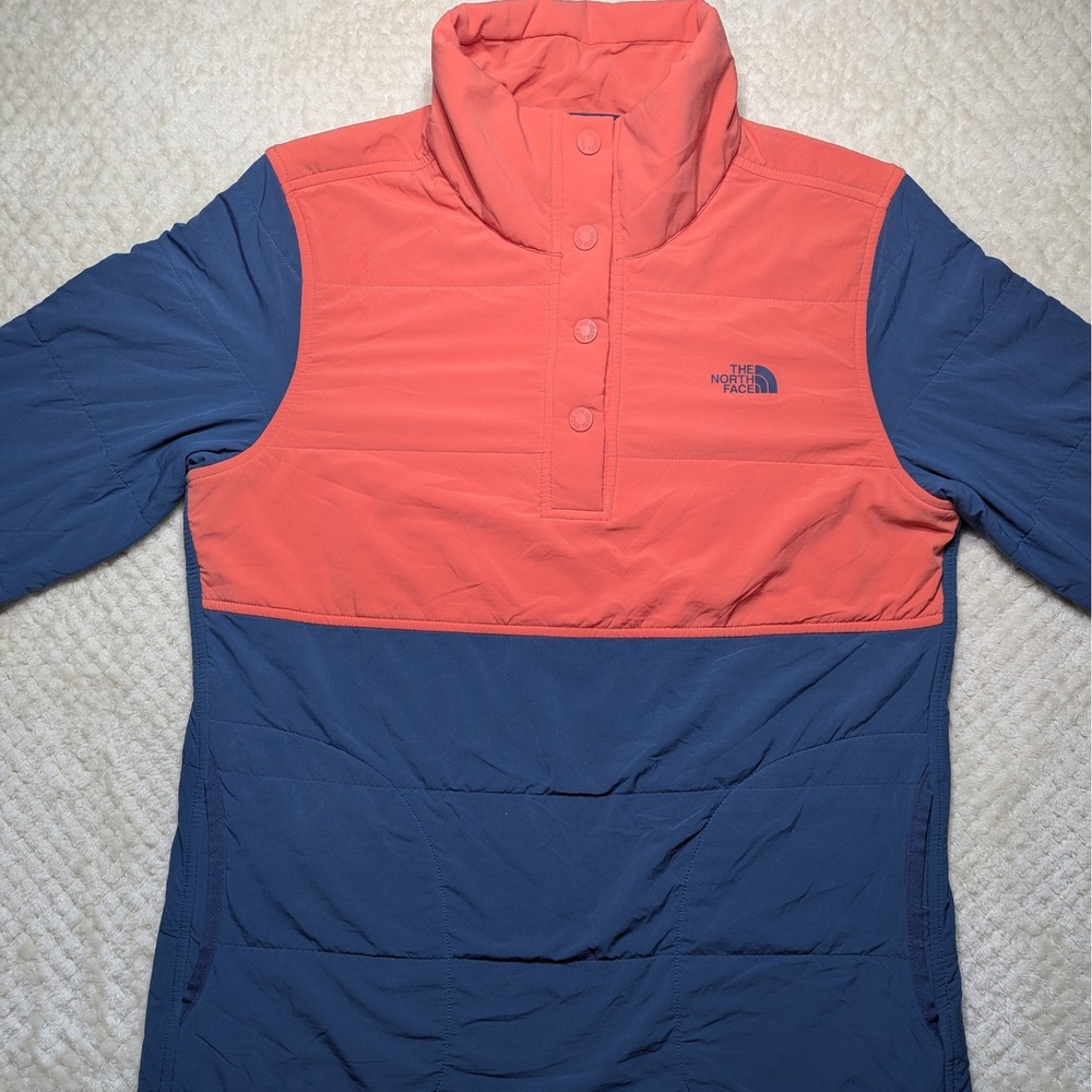 The North Face Colorblock Puffer Pullover Jacket Womens Medium Gorpcore